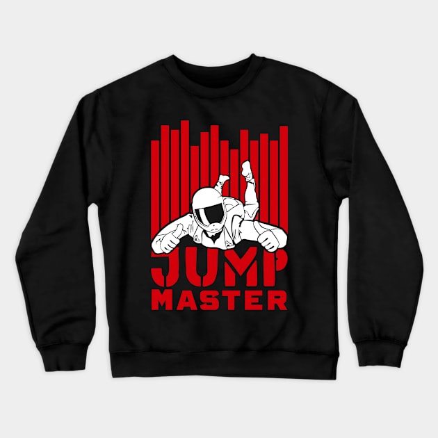 Base Jumping or Skydiving Gift Crewneck Sweatshirt by GrafiqueDynasty
